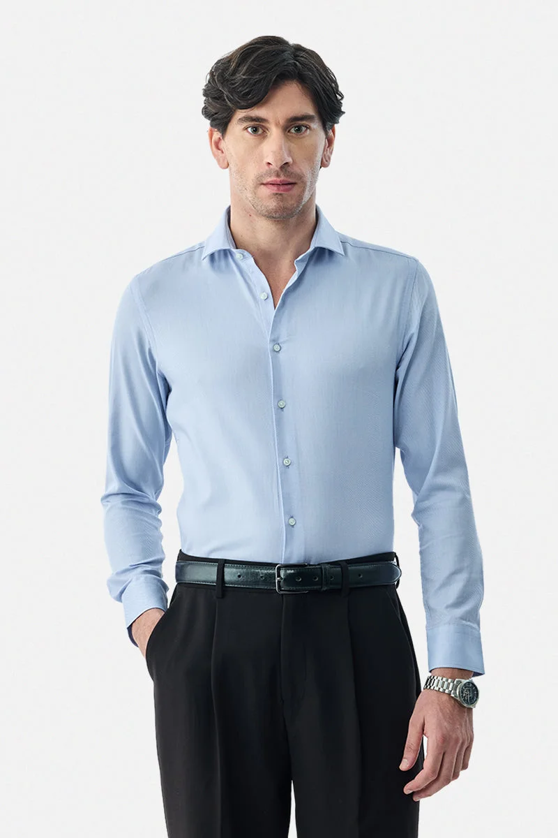 SNITCH Slim Fit 100% Cotton Luxe Shirt